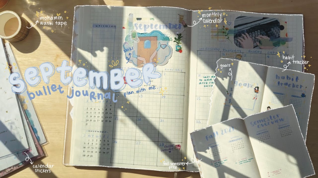 September 2021 + Fall Semester Prep: Bullet Journal Set Up