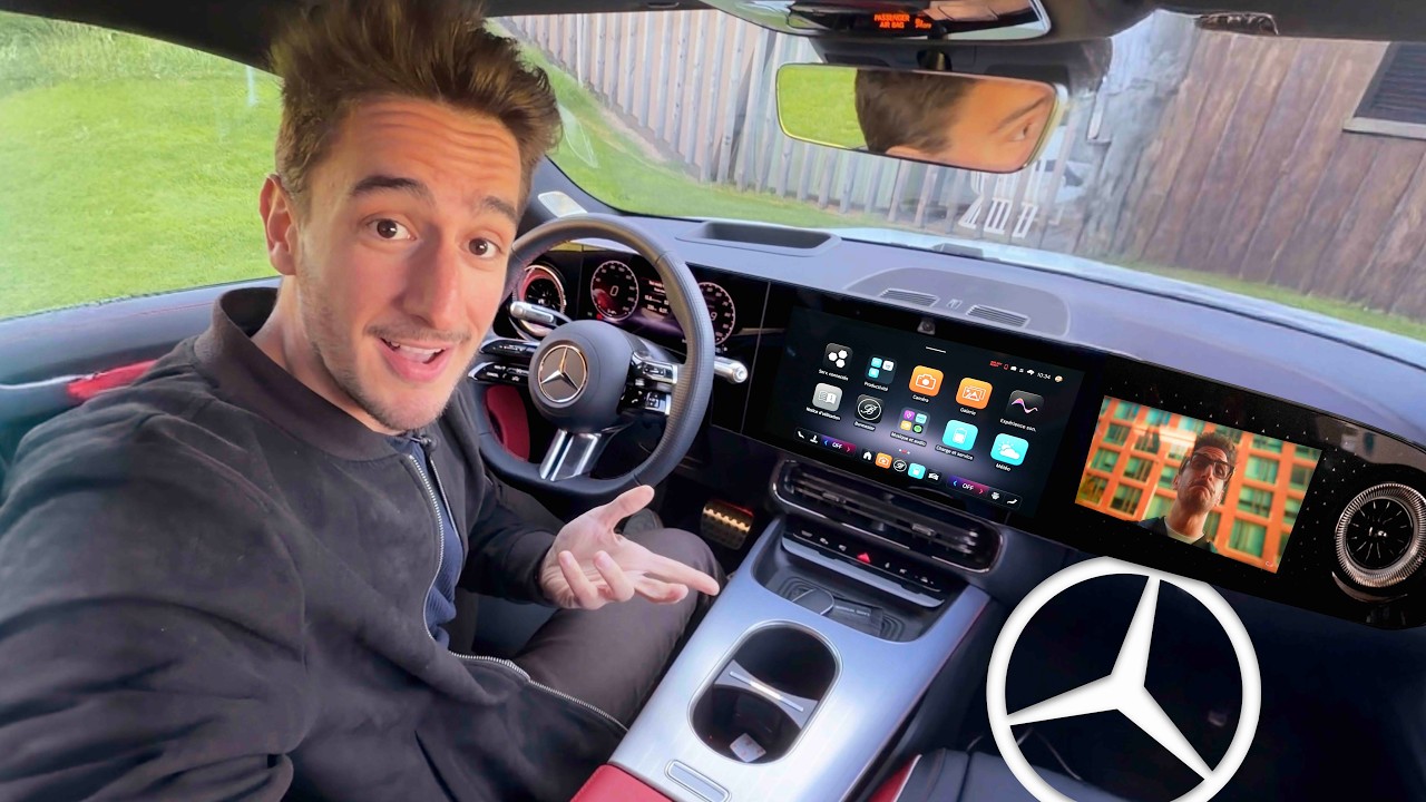 Je teste les technologies du Mercedes CLA 2026 ! (roadtrip)