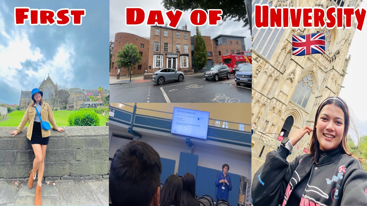 First Day Of My University In Uk|York St. John University 🇬🇧