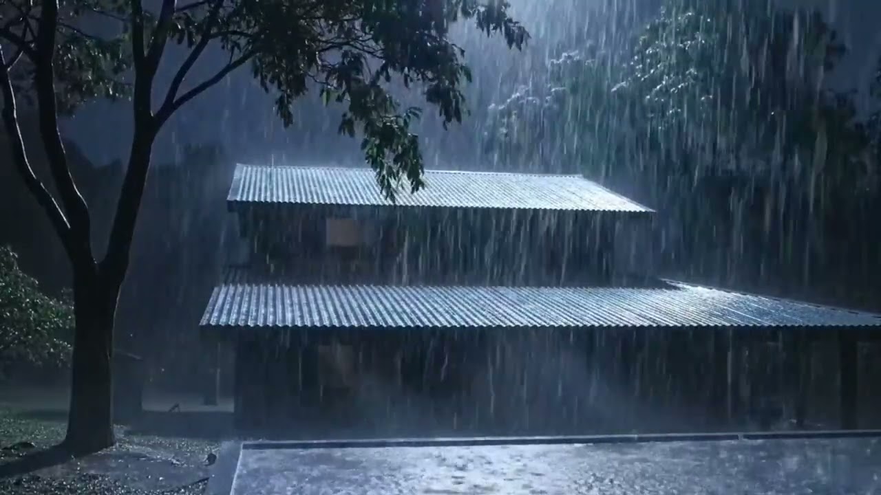 Ultimate Relaxation: Soothing Rain Sounds on Zinc Roof