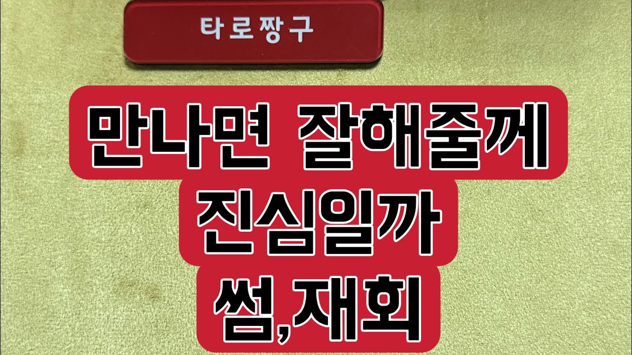 [타로짱구] 희망고문 없는 현실직시 타로
