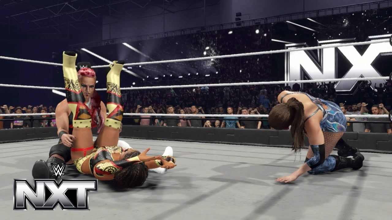 WWE 2K25 NXT - ELIMINATION CHAMBER QUALIFYNG MATCH - KELANI JORDAN VS KENDAL GREY VS ZARIA