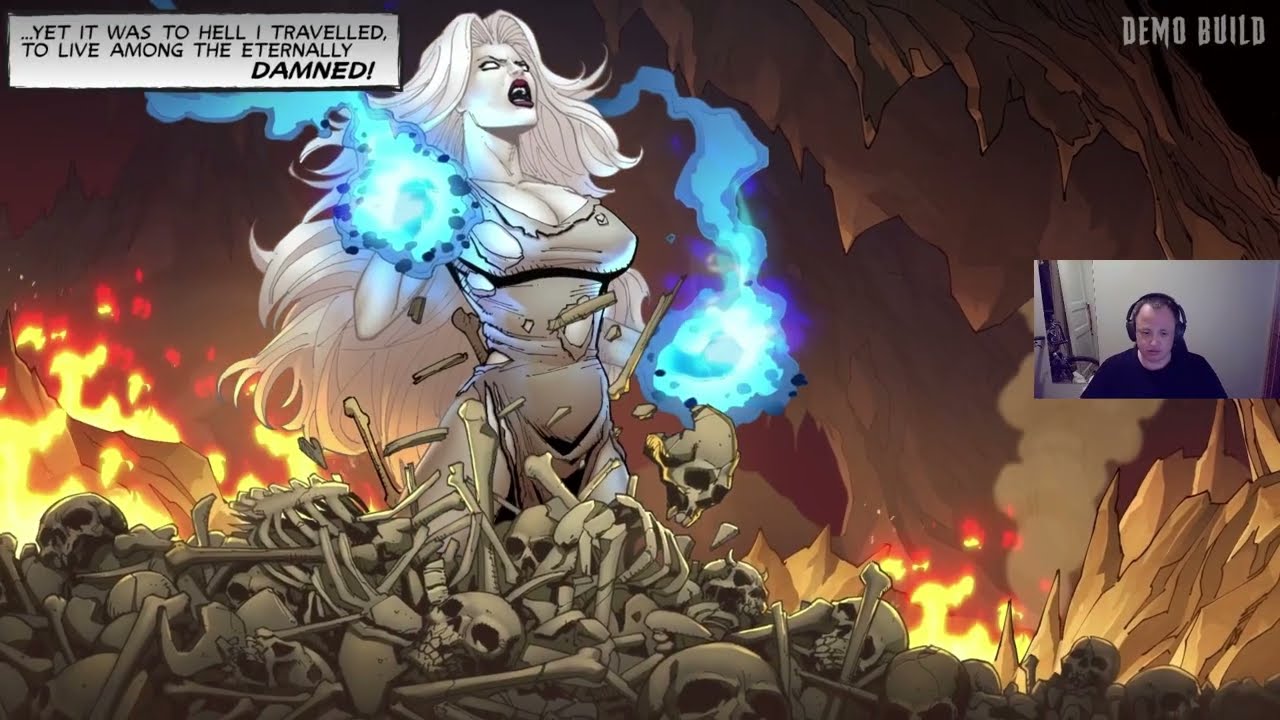 Я поиграл в демоверсию Lady Death: Demonicron