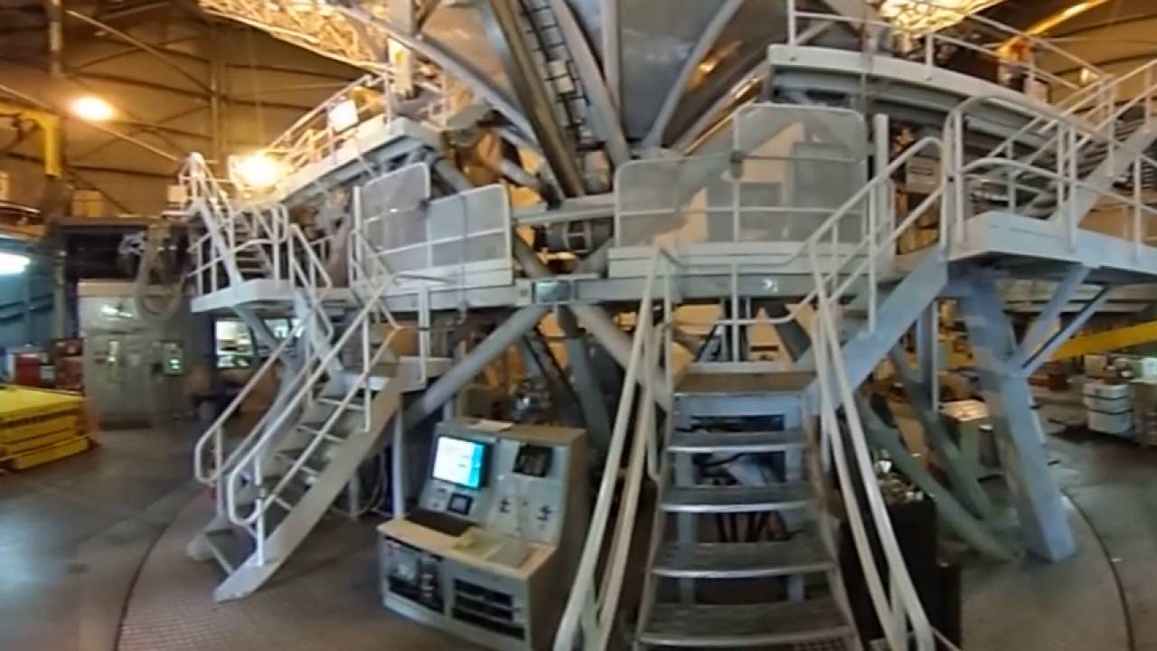 JCMT Inside the Telescope - Telescope Balance