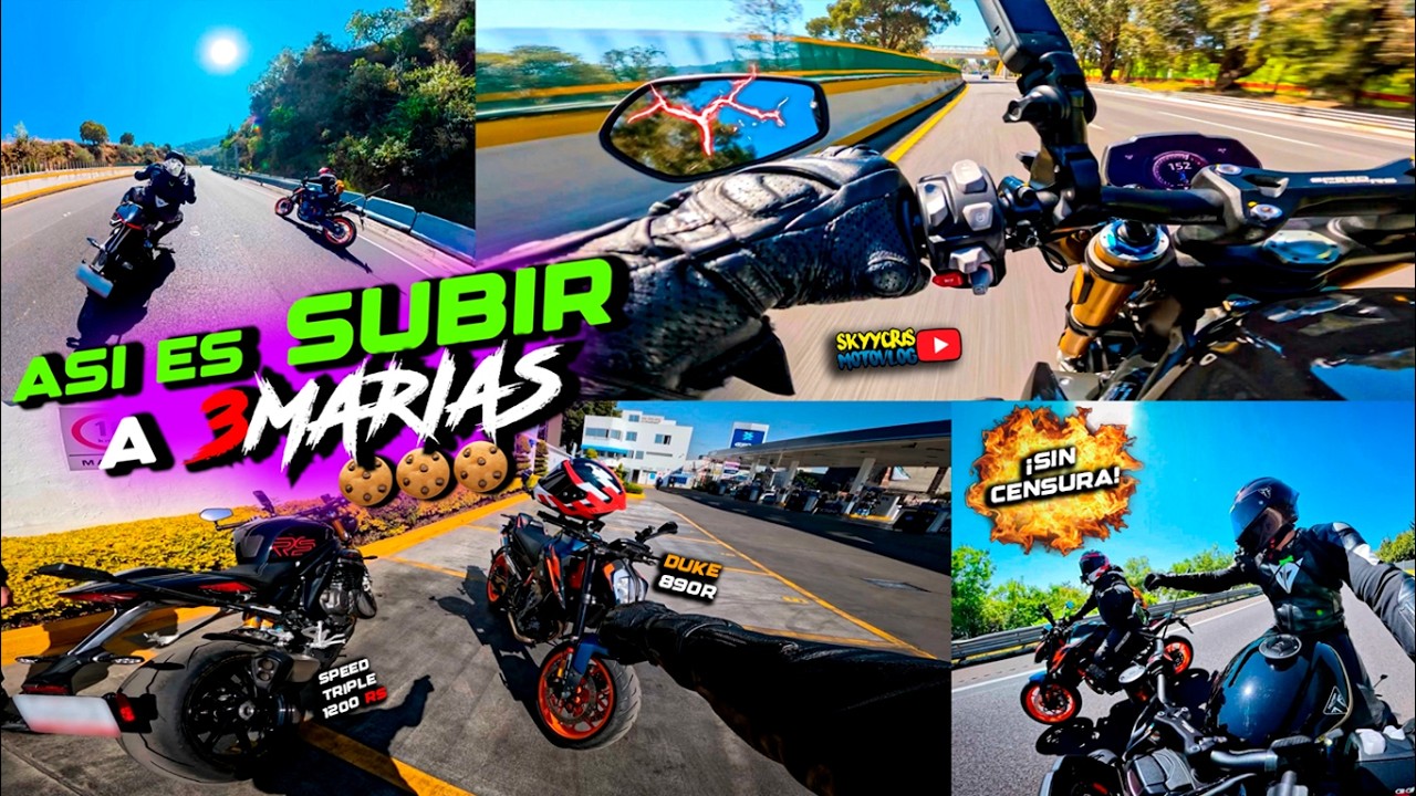 &iexcl;AS&Iacute; SE SIENTE SUBIR A 3 MAR&Iacute;AS EN MOTO! 🔥😈  &iexcl;LA SUBIDA M&Aacute;S SALVAJE!