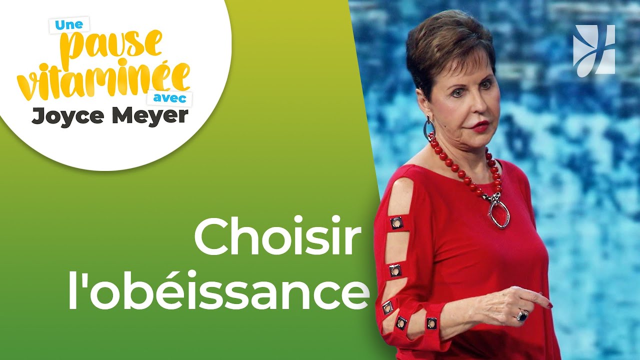 Pause vitaminée avec Joyce - L'obéissance vaut mieux que le sacrifice - Vivre au quotidien