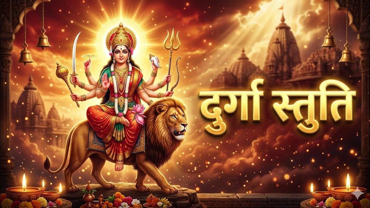 🔱 दुर्गा स्तुति | जय जग जननी आदि भवानी 🙏| #दुर्गास्तुति | Durga Stuti | Powerful Devi Stotram |