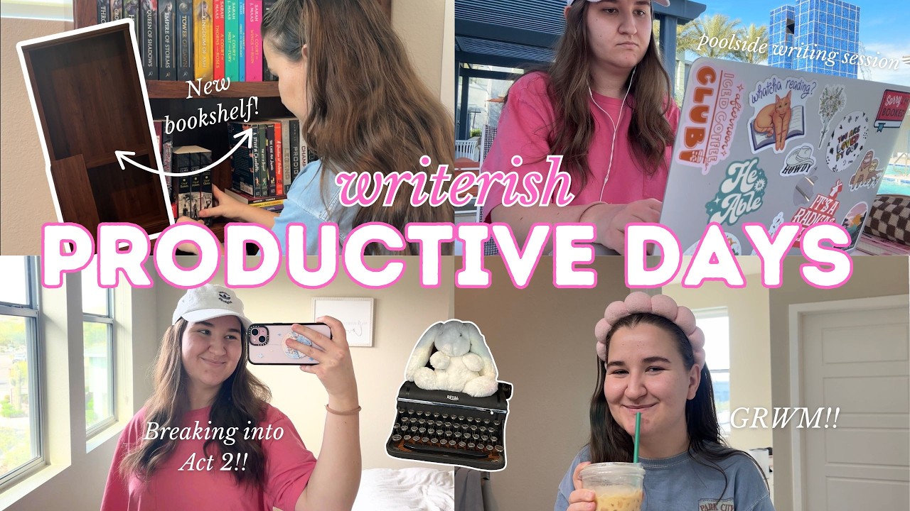 Let's spend a couple productive days together... *writer edition* 👩‍💻📚