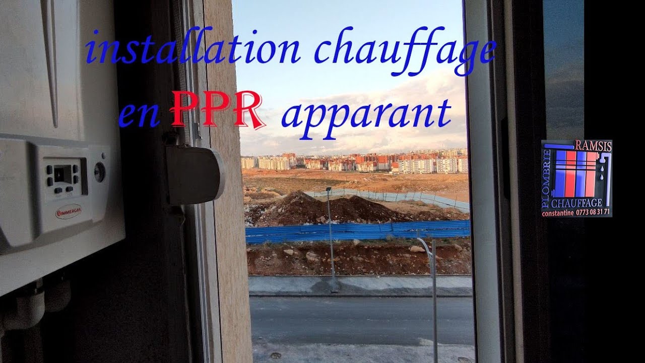 installation PPR apparente adll f4 ali mendjli 0773083171