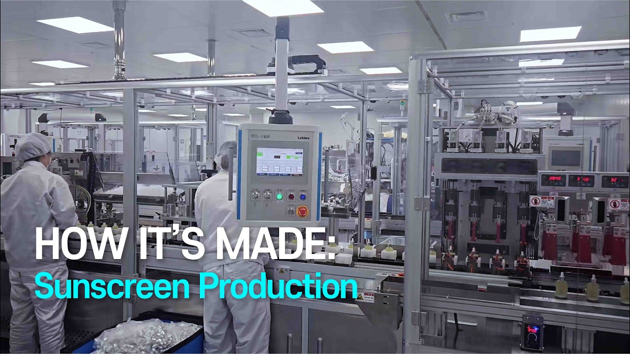 How it's mad : Sunscreen Production
