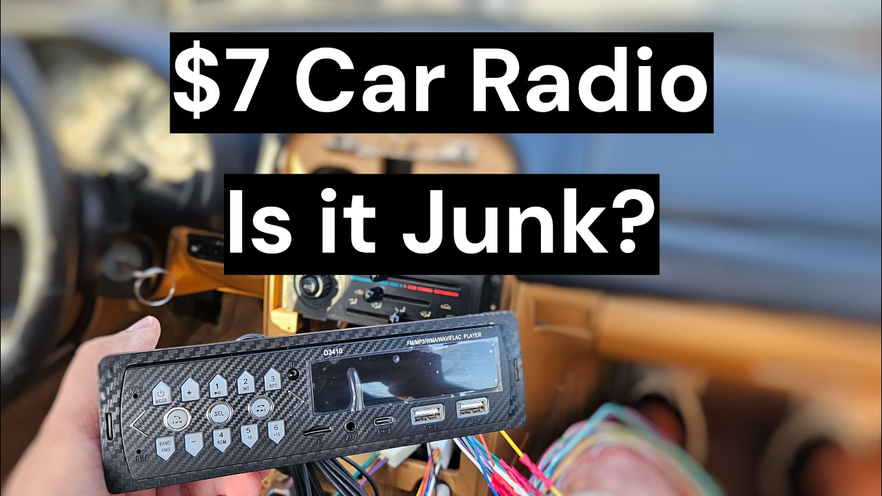 Is a Cheap Car Stereo Any Good? ($7 Headunit)