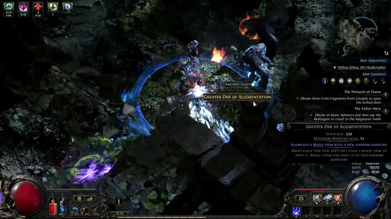 Poe2 T16 Map Frost Shatter build