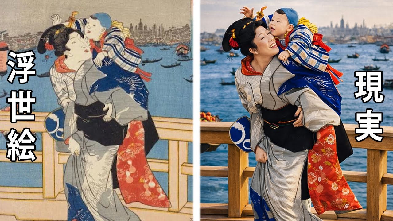 浮世絵が生き生きと蘇る｜最先端AIによる実写映像化