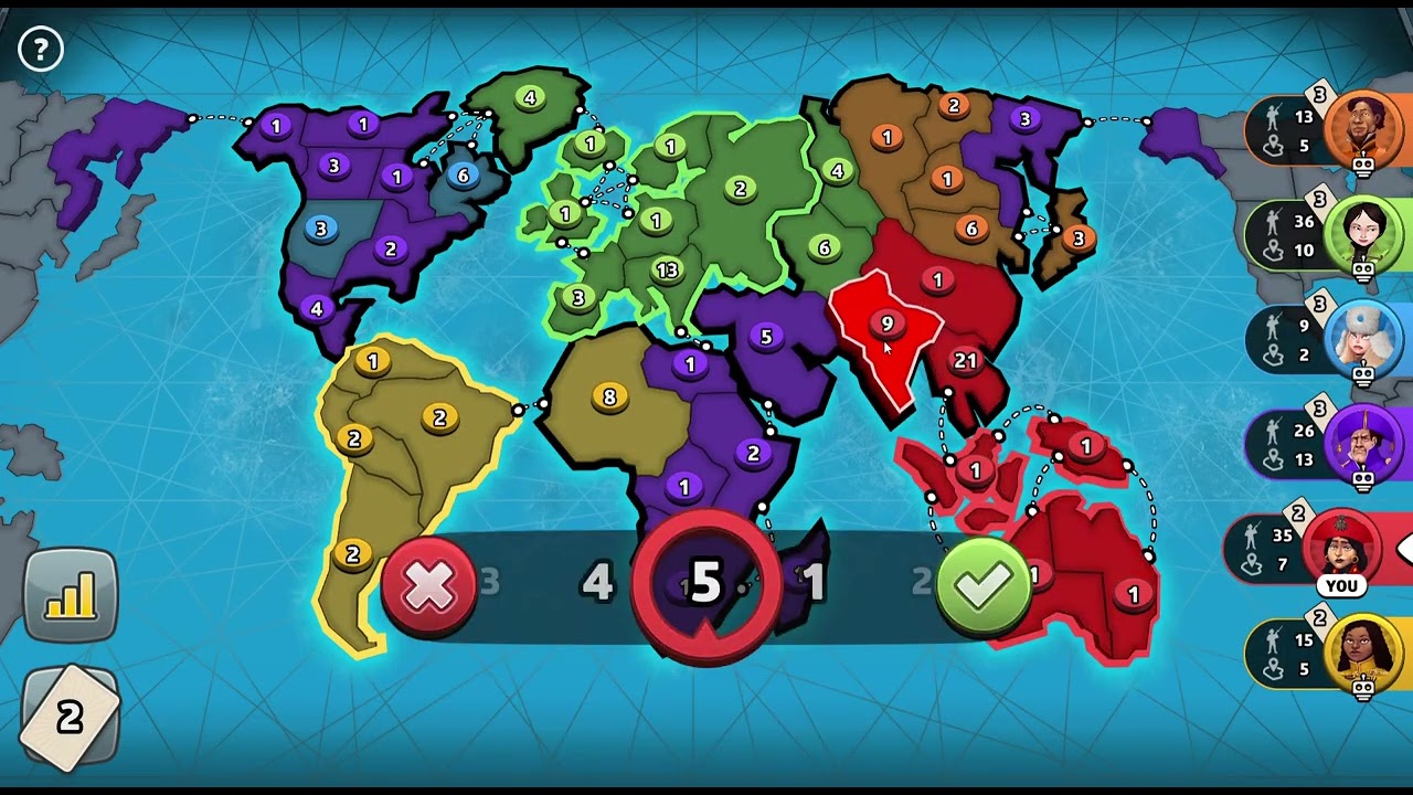 Slow Australia Start, Late Sweep | Ep 04 | Risk (Steam) | Classic Map | 6 Players