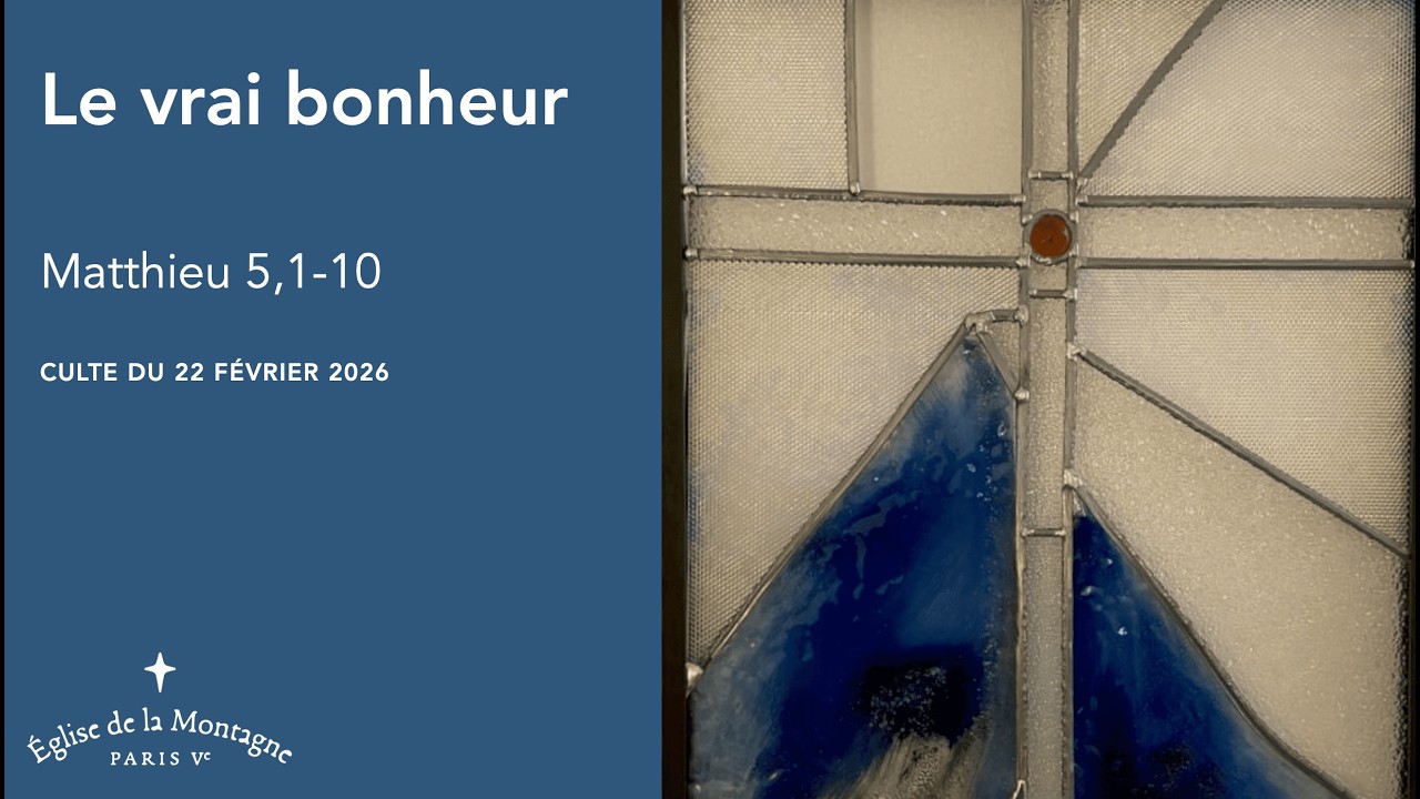 Le vrai bonheur Matthieu 5,1-10