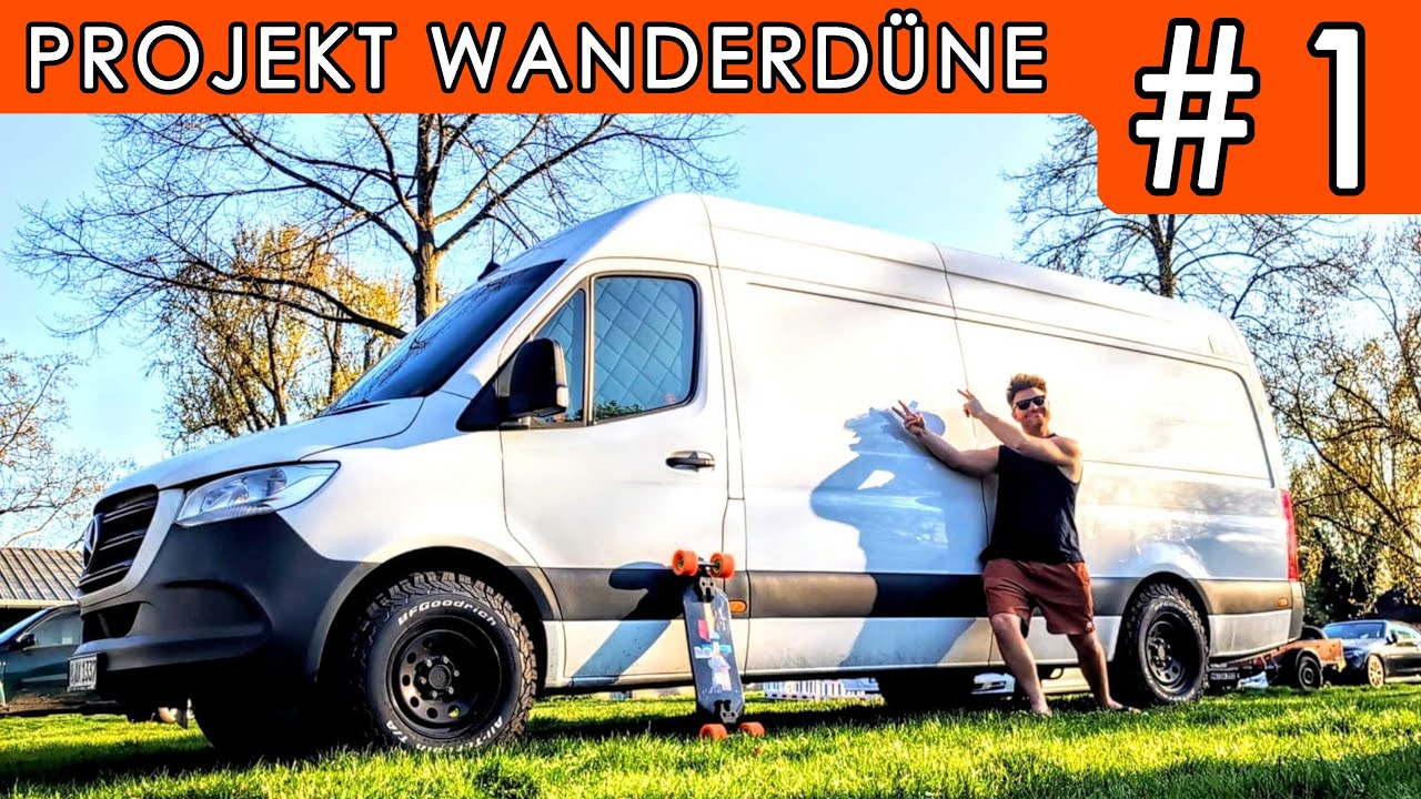 Ab in den S&uuml;den! Projektstart Wanderd&uuml;ne ┃ Basis, Moped, R&auml;der, Sitze ┃ DIY Camper unter Palmen