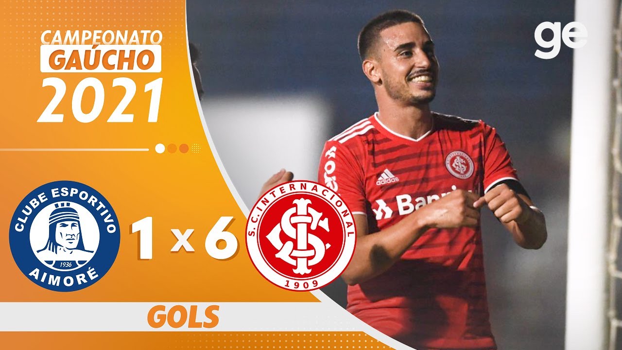 AIMORÉ 1 X 6 INTERNACIONAL | GOLS | 10ª RODADA GAÚCHO 2021 | ge.globo