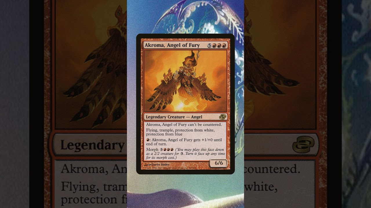 MTG: Ranking All Legends Day 657 | Akroma, Angel of Fury #mtg