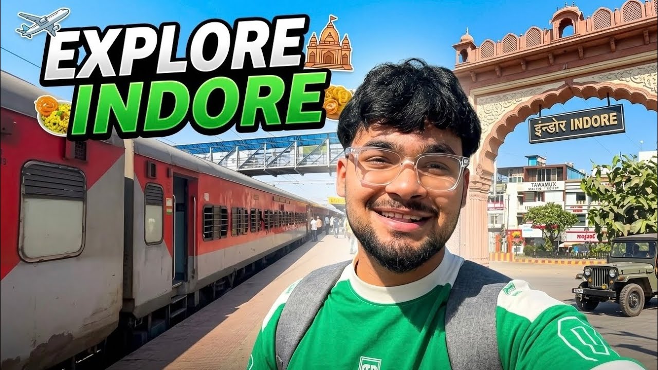 Delhi to Indore 🚆 | Exploring India’s Cleanest City 😍