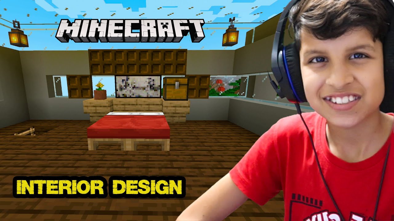 INTERIOR DESIGNING IN MINECRAFT 😄