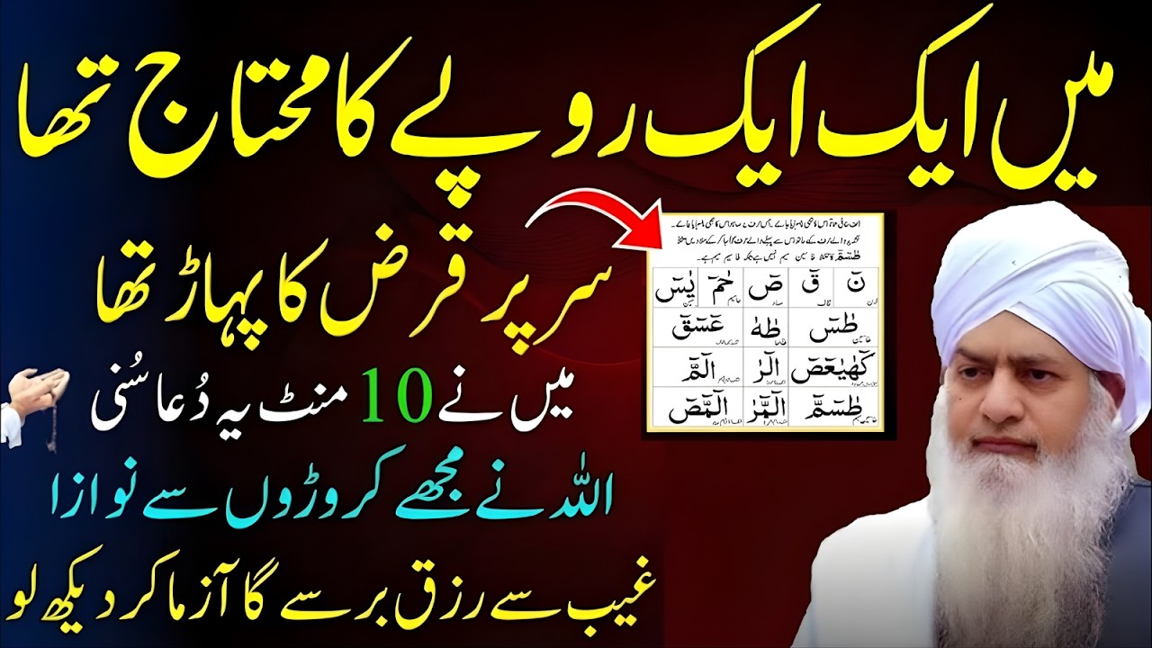 Karz Aur Ghurbat Se Nijat Ki Dua – Sirf 10 Minute Mein Zindagi Badalne Wala Waqia | Peer Zulfiqar