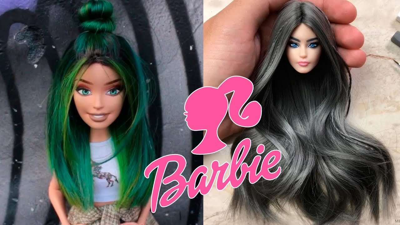 💇 BEST BARBIE HAIRSTYLE 2018 👧 Barbie Hair Tutorial And Color Transformation😱