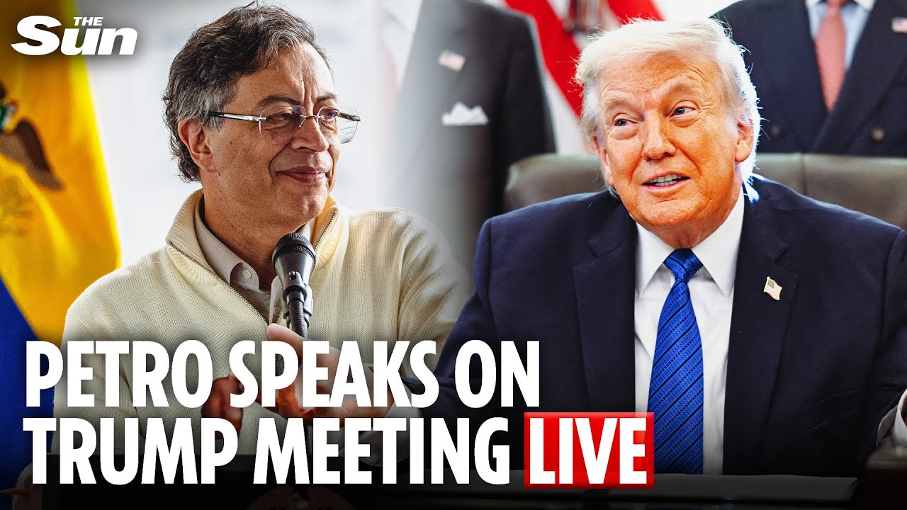 LIVE: Colombian President Gustavo Petro briefs press after historic White House meeting with Trump