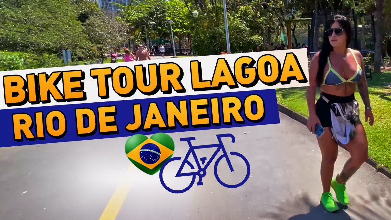 🚴🏻BIKE TOUR 🇧🇷 BRAZIL - Lagoa Rodrigo de Freitas - RIO DE JANEIRO [ 4K 60 FPS ]
