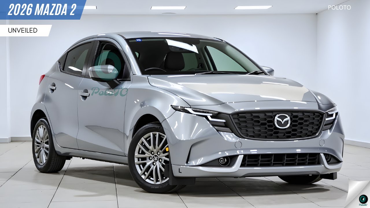 Новый 2026 Mazda 2 представил - более зрелый, не жертвуя его динамичным характером!