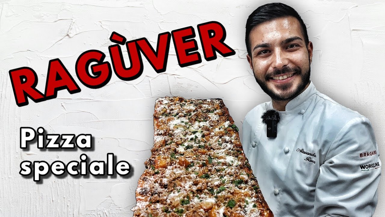 RAGÙVER, LA PIZZA SPECIALE DI ALESSANDRO RUVER - Fina, croccante, con tanto ragù (Teglia Frazionata)
