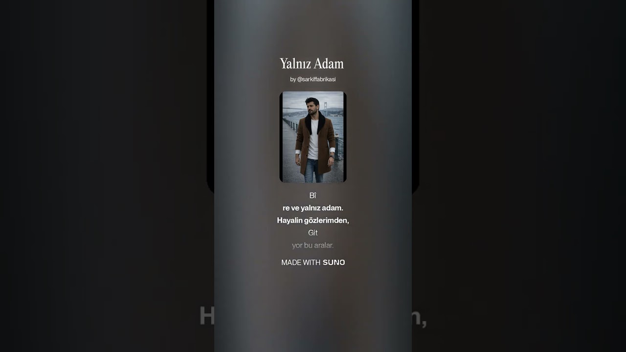 Derman Zorbay - Yalnız Adam (Şarkı Fabrikası)