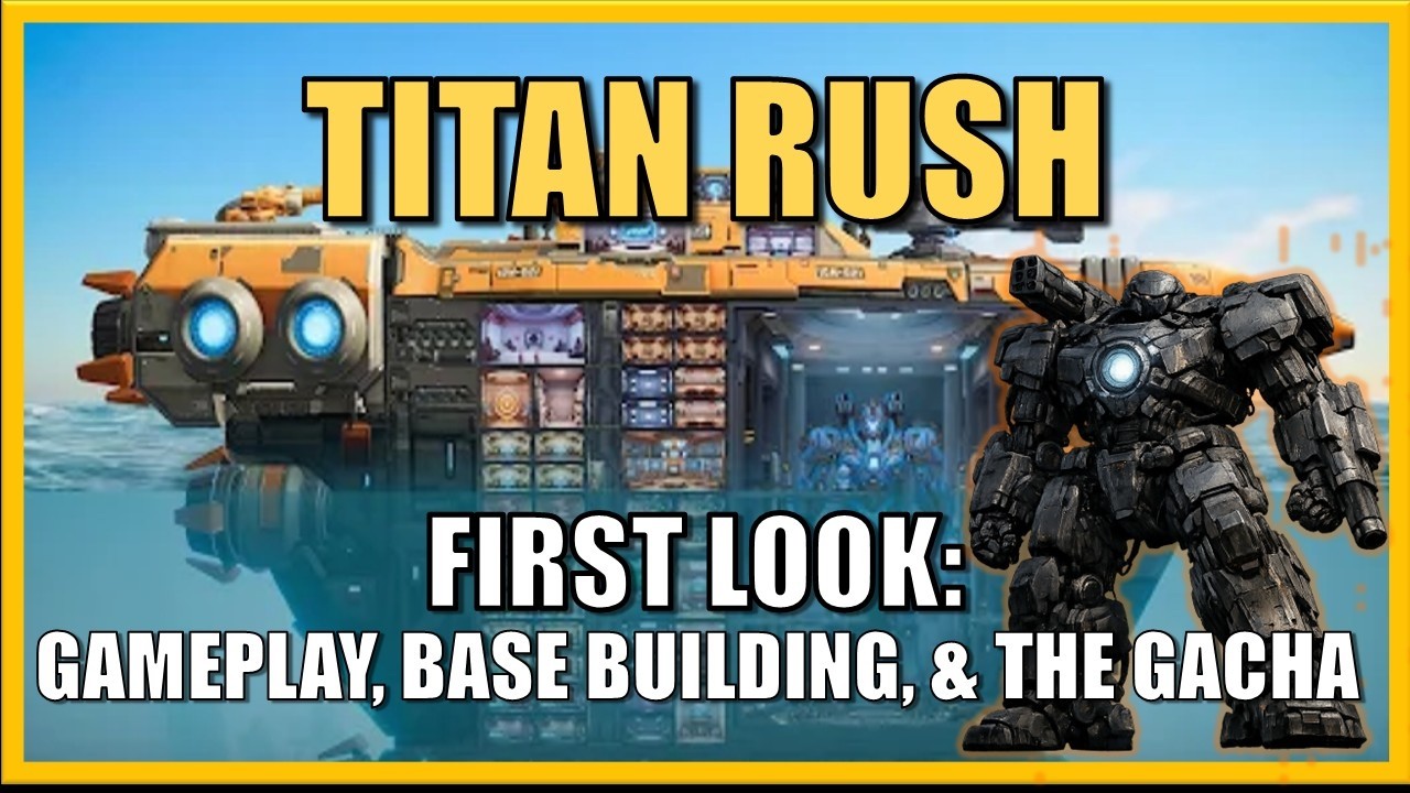 Titan Rush: Первые впечатления | Пилоты, строительство базы, сражения с химерами и чего ожидать!