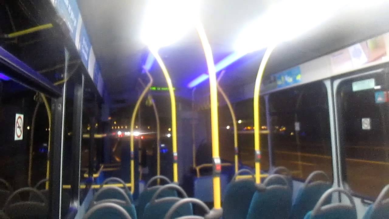 (HD) Arriva Medway Towns VDL SB200 Wright Pulsar 3756 Route 701 Nightime A2 Motorway Thrash 5/10/13