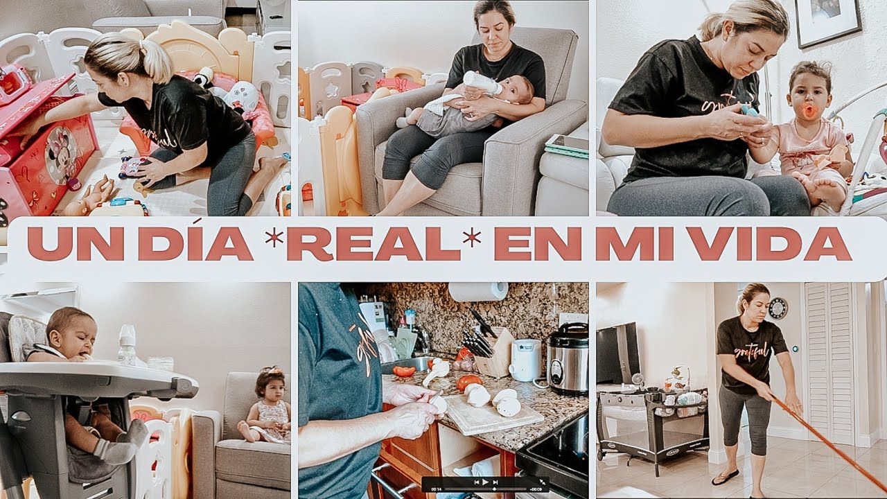 MI RUTINA DIARIA *REAL* CON 2 NIÑOS (2 AÑOS Y 6 MESES) PREPARO COMIDA, LIMPIO, ETC
