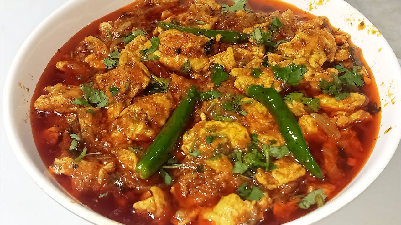 Egg Bhurji Gravy | मसालेदार अंडा भुर्जी ग्रेवी की रेसिपी | Anda Bhurji Gravy Recipe |