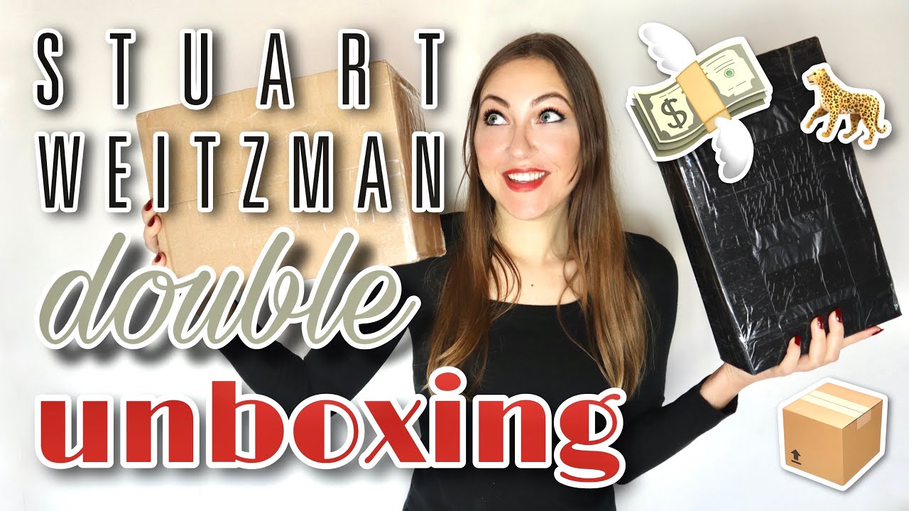 Stuart Weitzman DOUBLE Bag Unboxing | Paid just €10 for that y2k BAG