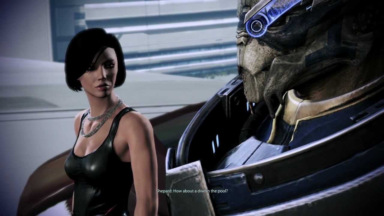 Mass Effect 3: Shooting practice with Garrus
