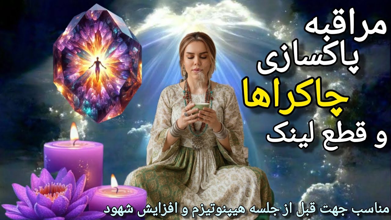 ✨️ مراقبه پاکسازی چاکراها و قطع لینک 🧘🏼‍♀️