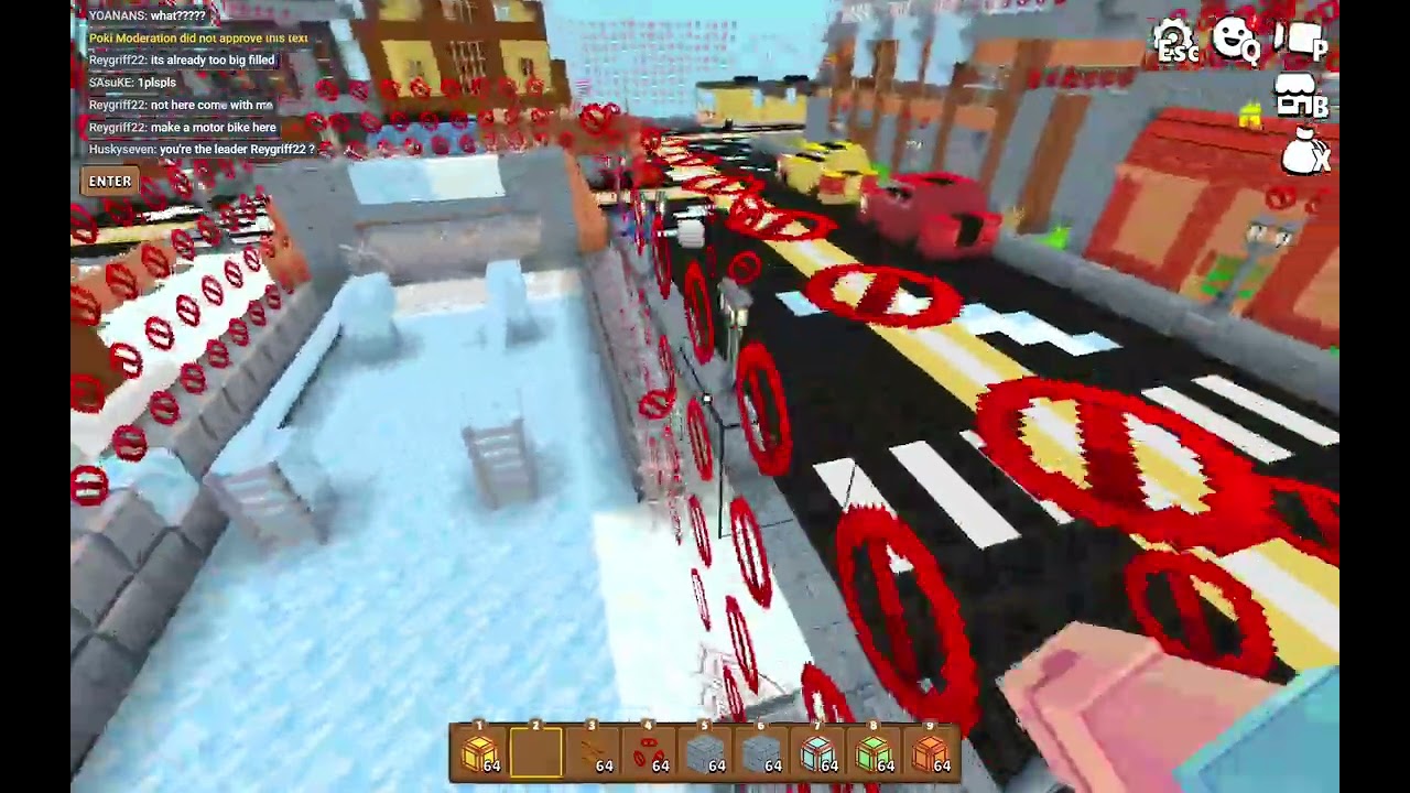 My minefun.io infection map 