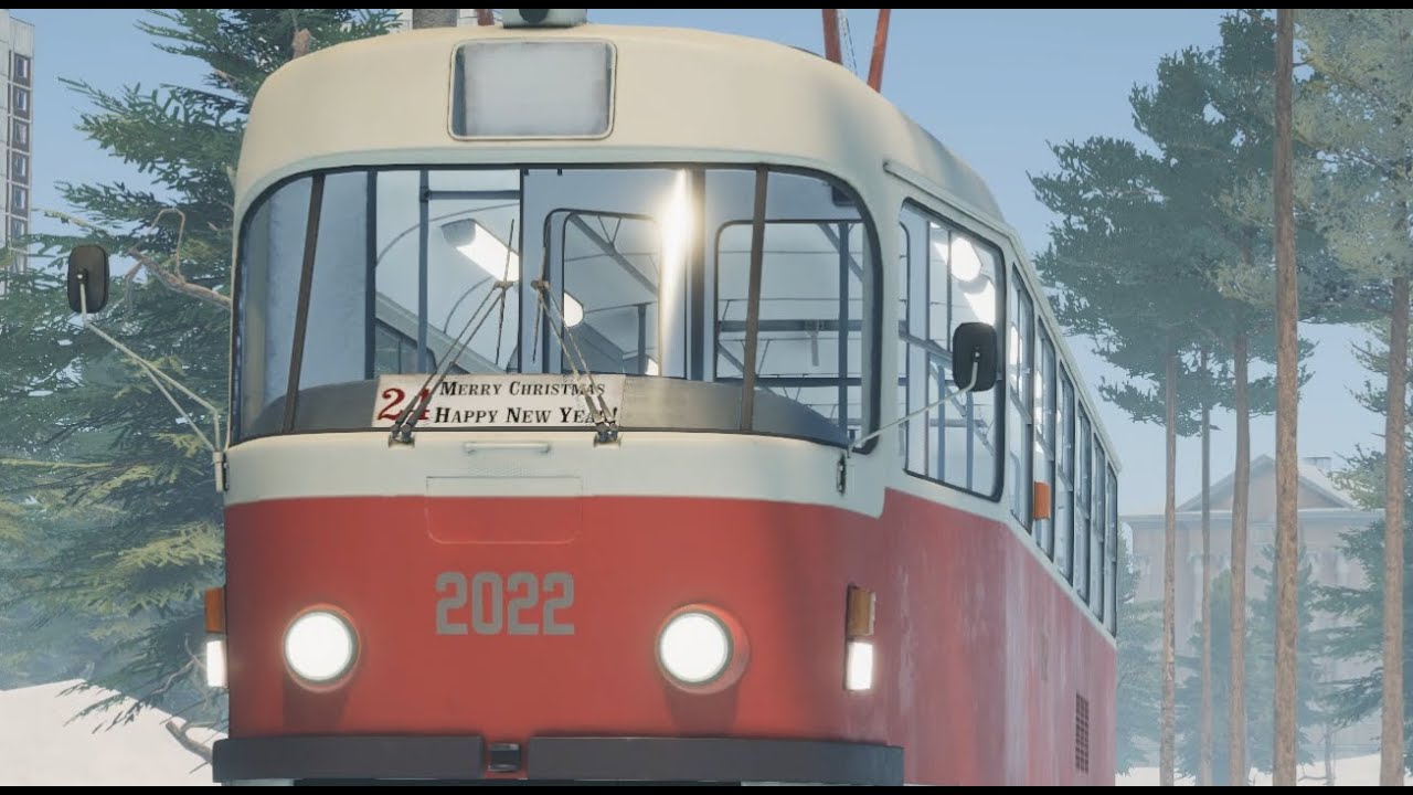 Urban Transport Simulator - Тест Физики Трамвая