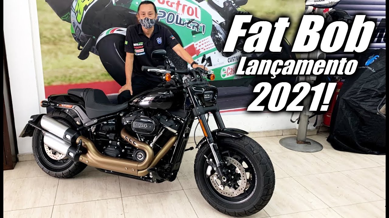 HARLEY-DAVIDSON FAT BOB 2021 EM DETALHES!