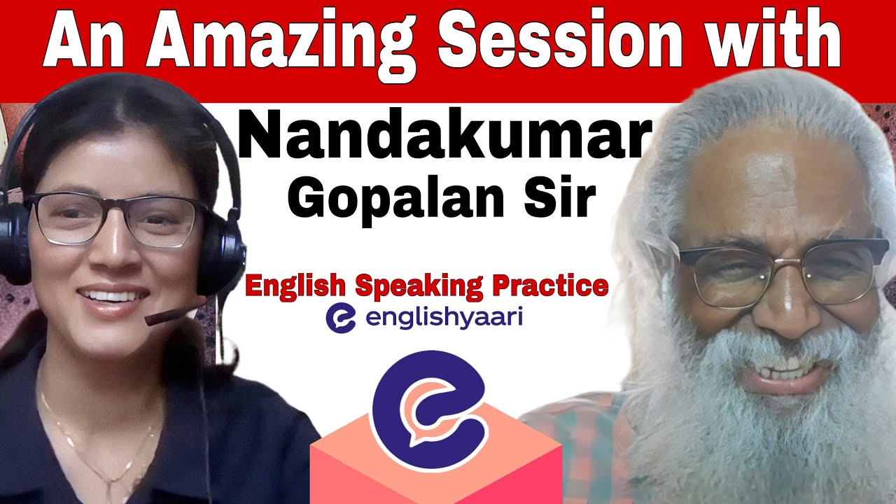 Learn English with Tutor Nandakumar Gopalan Sir @EnglishYaari : English For Professionals