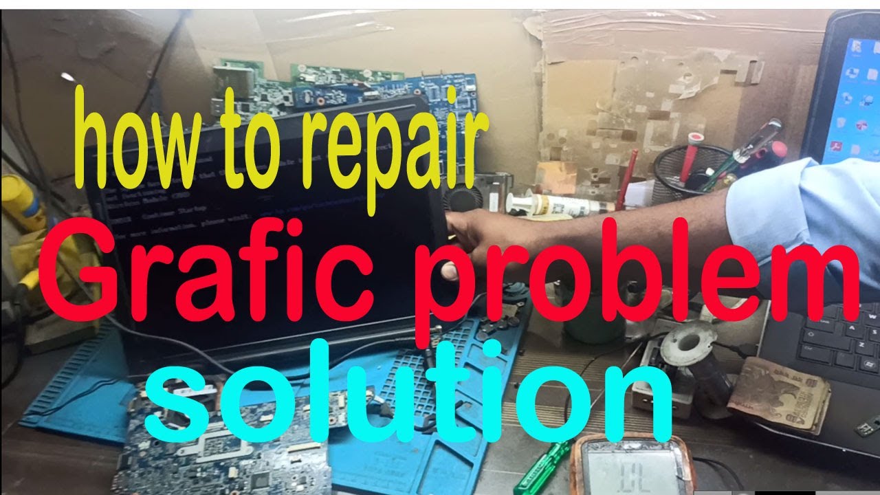 how to solve graphic card problem in laptop | repair graphics card on laptop | no display| black scr