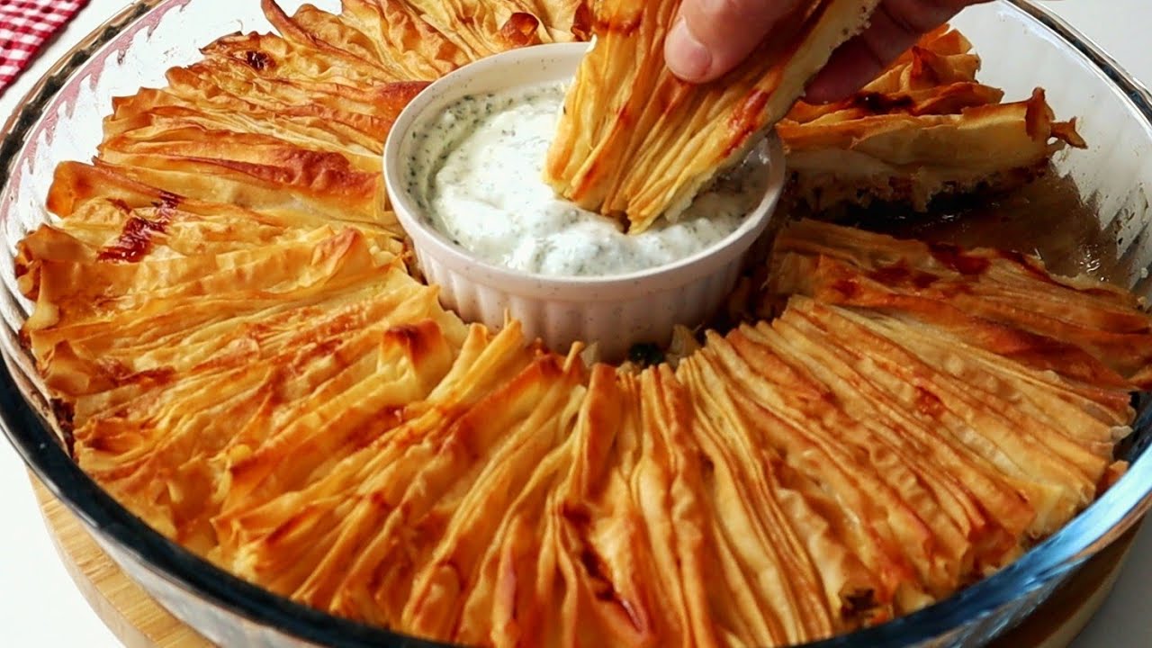 HAZIR YUFKADAN ÖZEL SOSLU ❗❗5 DAKİKA DA❗️ 3 YUFKADAN KIRPIK BÖREK TARİFİ DAHA KOLAYI VE PRATİĞİ YOK