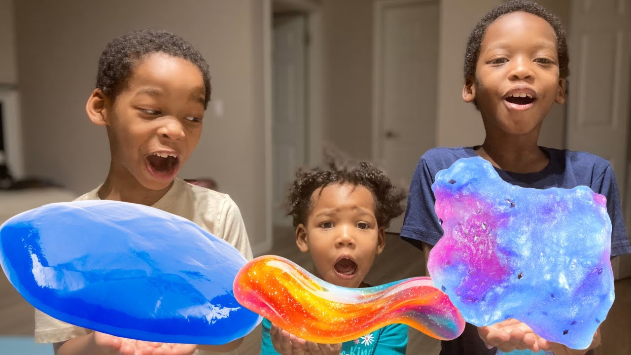 PUTTING COLORFUL SLIME INSIDE BALLOONS 