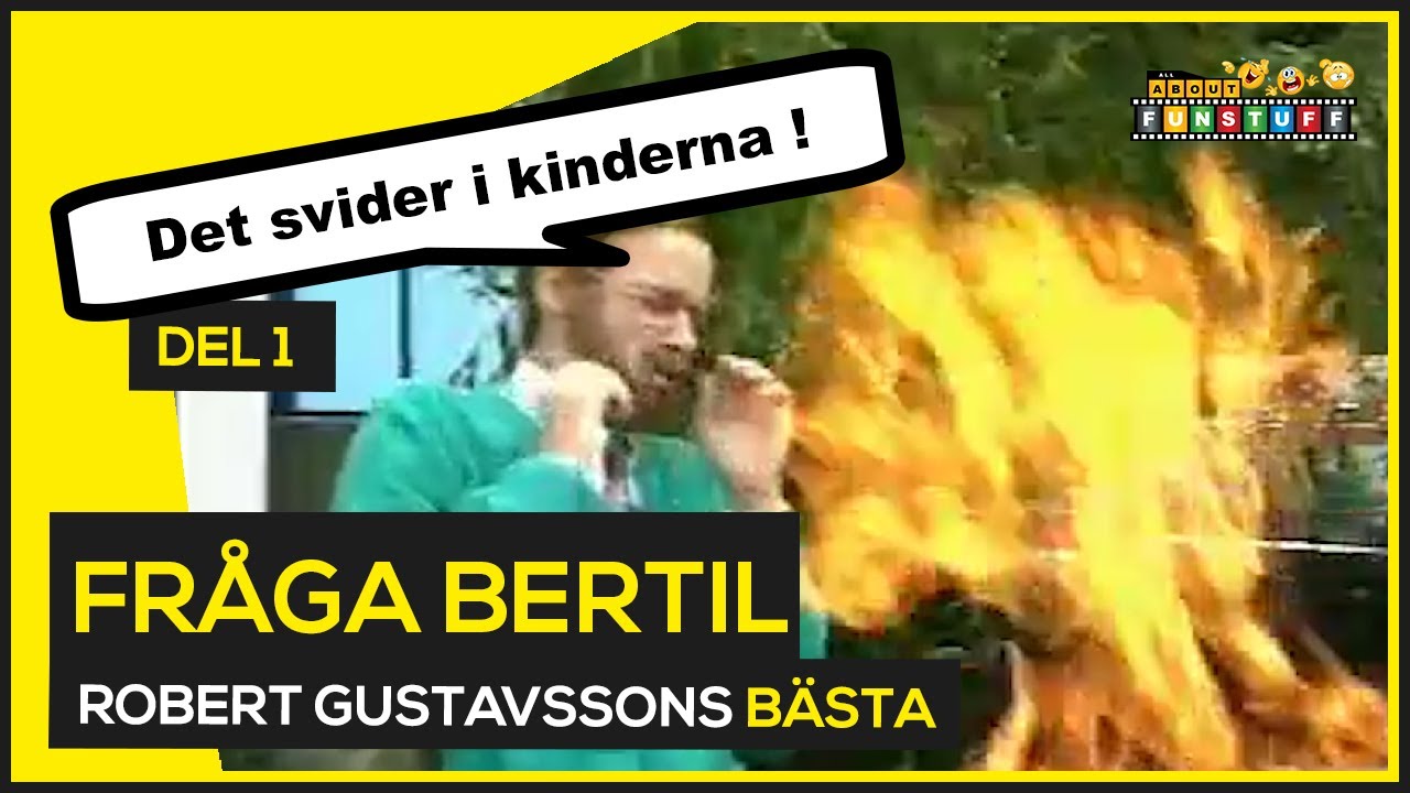 ROBERT GUSTAVSSON BÄSTA 😍 FRÅGA BERTIL / VILSE I MIN EGEN TRÄDGÅRD DEL 1 😍 KLASSISK SVENSK HUMOR