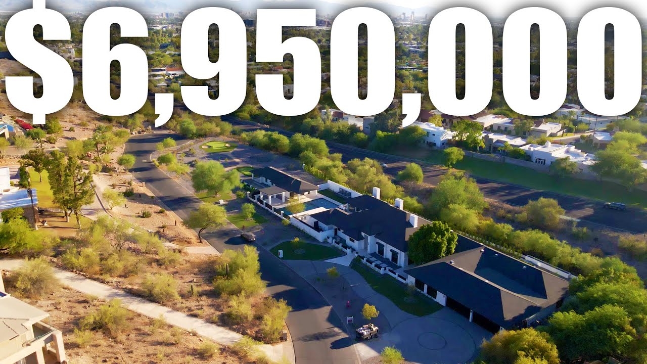 Touring a $6,950,000 Paradise Valley Arizona Mansion with its own PRIVATE GOLF COURSE