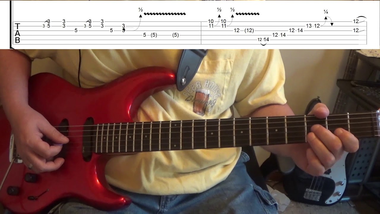 Copy of Blackberry Smoke - Everybody knows she's mine - Guitar Solo with Tabs