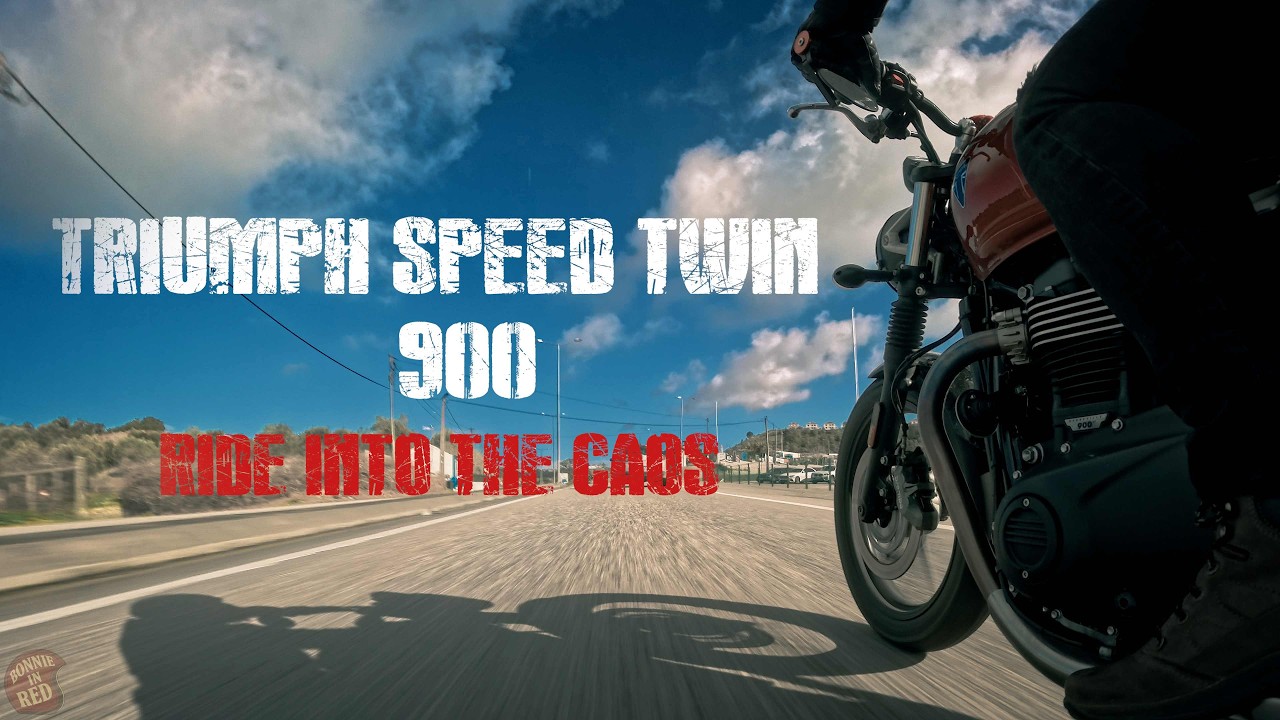 Ride Into The Caos || Triumph Speed Twin 900 || Raw Sound (4K)