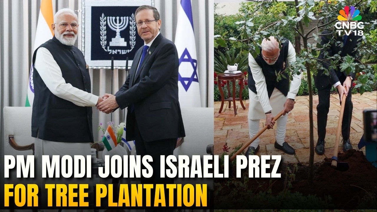 PM Modi In Israel | Green Diplomacy: PM Participates In Tree Plantation With Israeli President| N18G